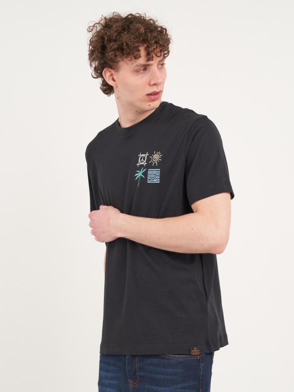 Kenvelo - Tricou barbat cu maneca scurta si imprimeu - Img 5