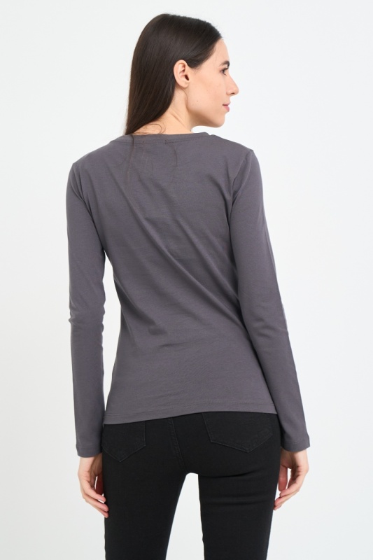 Kenvelo - Tricou dama cu maneca lunga si imprimeu - Img 5