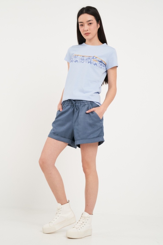 Lee Cooper - Bermude dama sport de culoare uniforma - Img 7