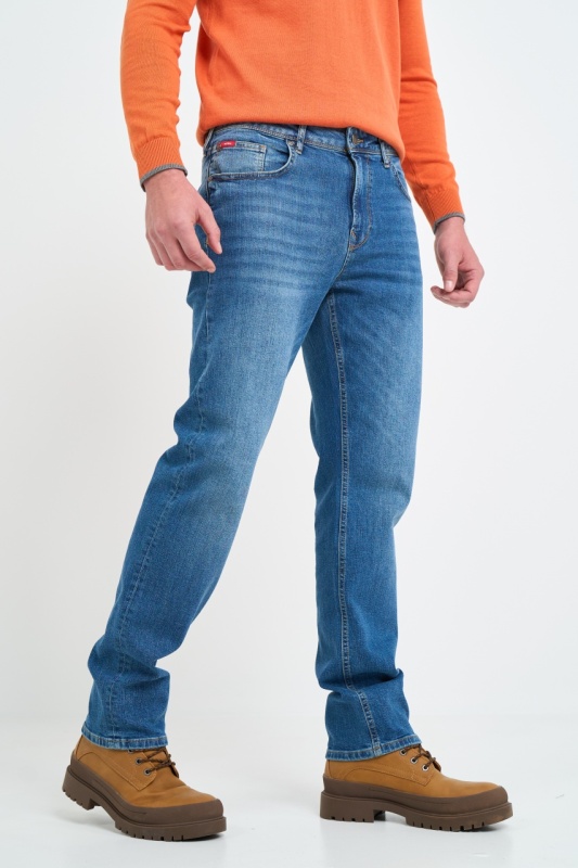 Lee Cooper - Blugi barbat regular cu aspect decolorat - Img 5