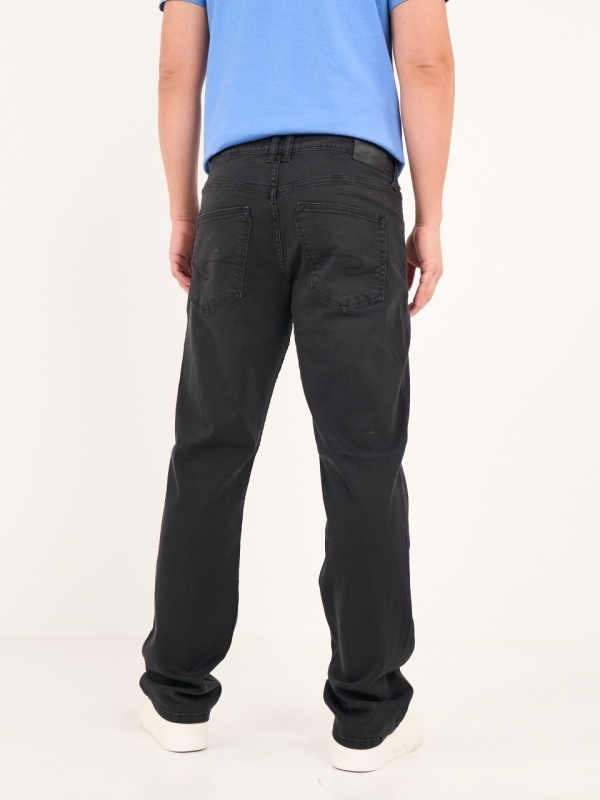 Lee Cooper - Blugi barbat regular de culoare uniforma - Img 2