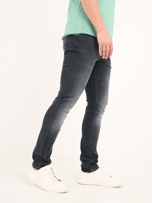 Lee Cooper - Blugi barbat slim cu aspect decolorat - Img 5