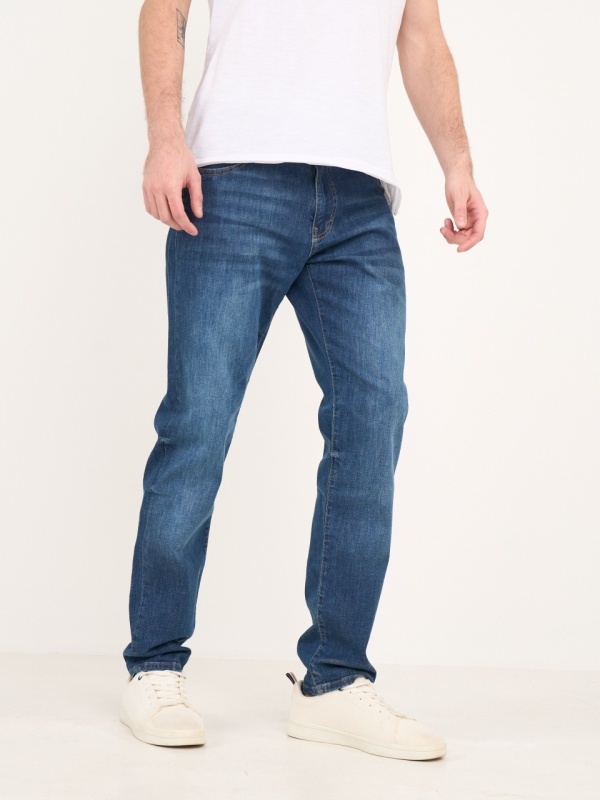 Lee Cooper - Blugi barbat slim cu aspect decolorat - Img 9