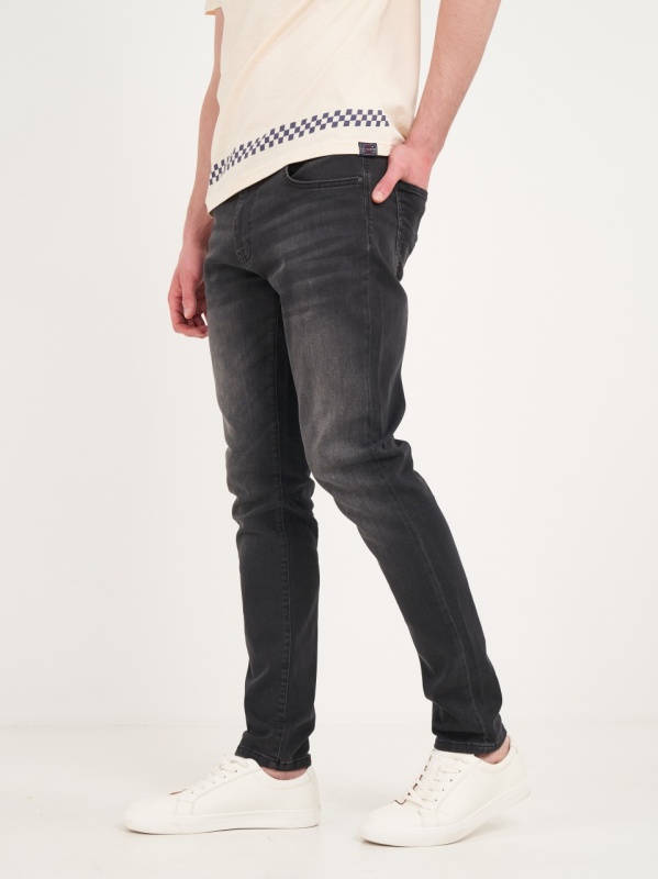 Lee Cooper - Blugi barbat slim cu aspect decolorat - Img 8