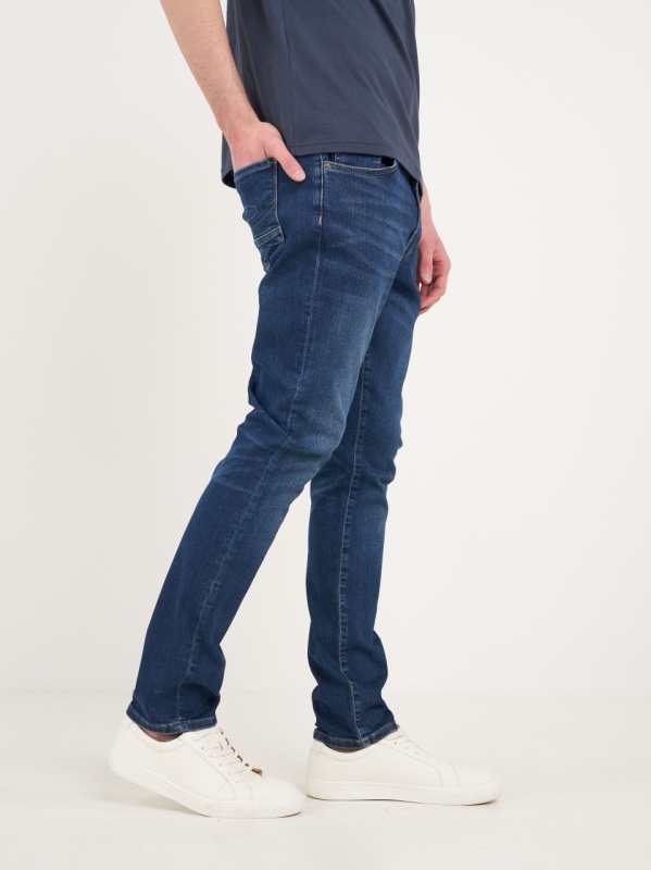 Lee Cooper - Blugi barbat slim cu aspect usor decolorat - Img 7