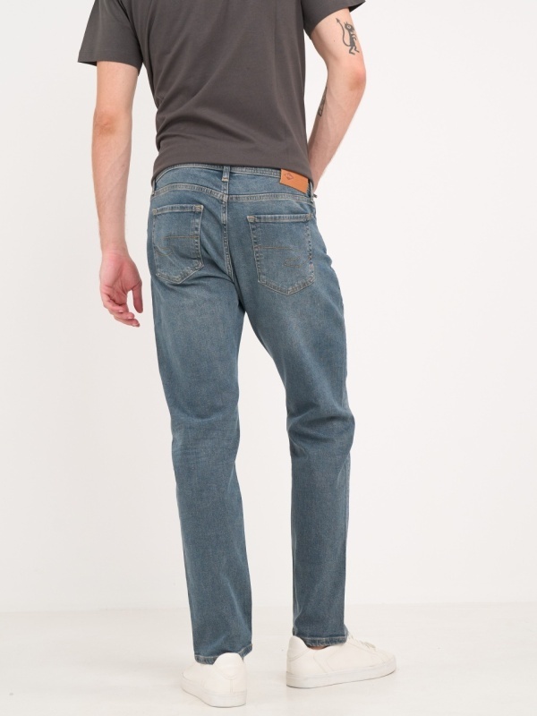 Lee Cooper - Blugi barbat straight cu aspect usor decolorat - Img 3