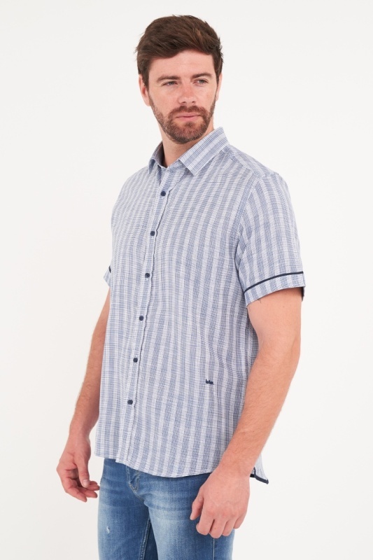 Lee Cooper - Camasa barbat maneca scurta cu model in dungi - Img 5