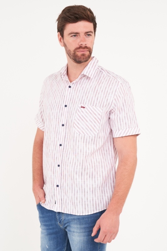 Lee Cooper - Camasa barbat maneca scurta cu model in dungi - Img 5