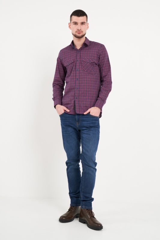 Lee Cooper - Camasa barbat regular cu buzunare aplicate - Img 2