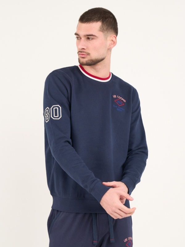 Lee Cooper - Hanorac barbat cu logo si detalii - Img 8