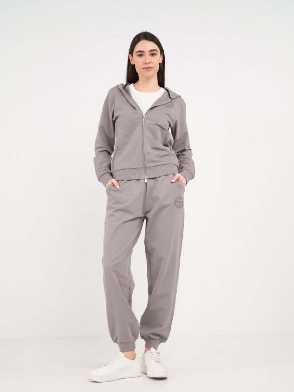 Lee Cooper - Hanorac dama cu fermoar si imprimeu logo - Img 11