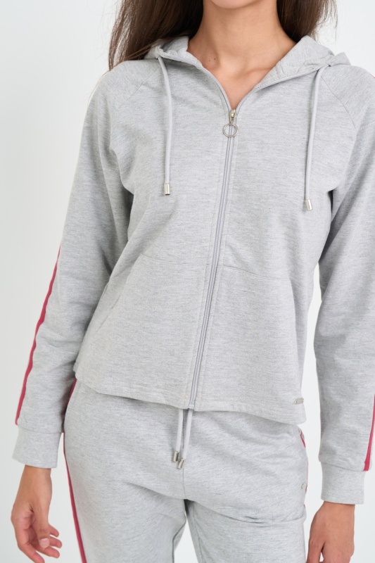 Lee Cooper - Hanorac dama cu model in dungi - Img 6