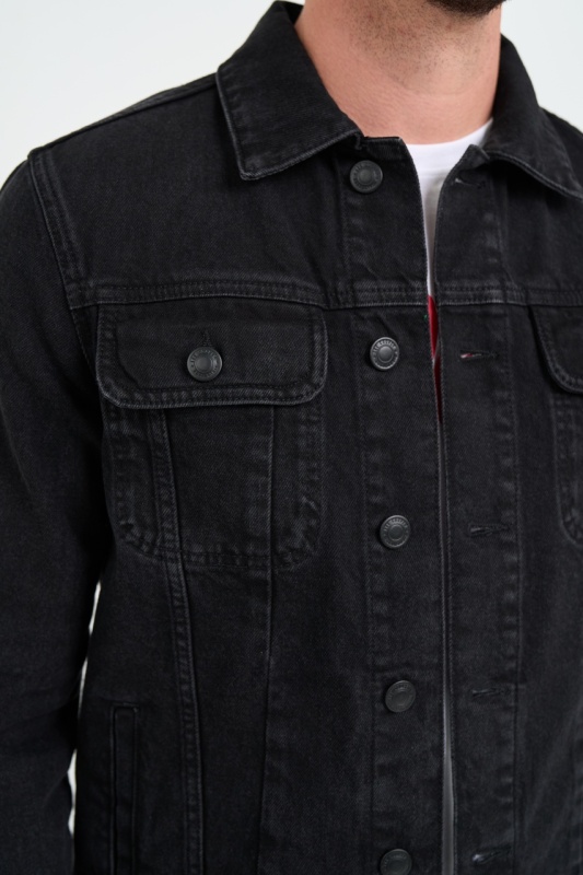 Lee Cooper - Jacheta barbat din denim cu buzunare - Img 3