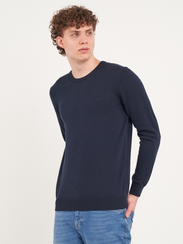 Lee Cooper - Pulover barbat cu maneca lunga de culoare uniforma - Img 4