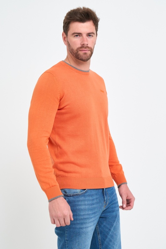 Lee Cooper - Pulover barbat de culoare uniforma - Img 4