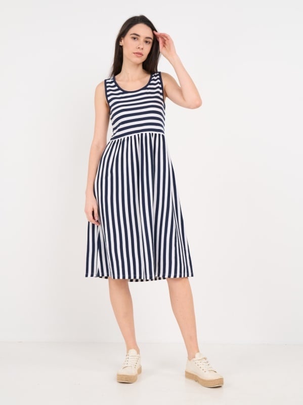 Lee Cooper - Rochie dama cu dungi si detalii - Img 7
