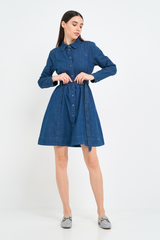 Lee Cooper - Rochie dama din denim cu buzunare - Img 10