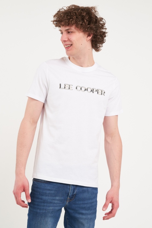 Lee Cooper - Tricou barbat cu imprimeu logo - Img 6