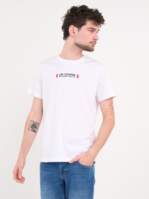 Lee Cooper - Tricou barbat cu maneca scurta si detalii logo - Img 4