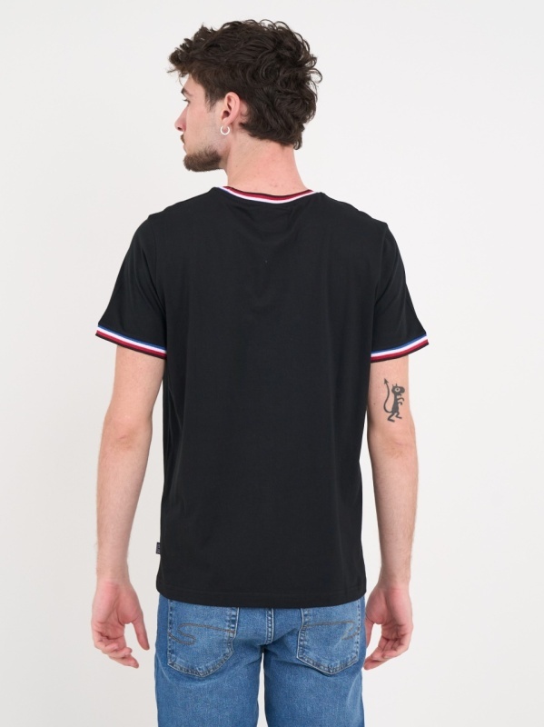 Lee Cooper - Tricou barbat cu maneca scurta si detalii logo - Img 2