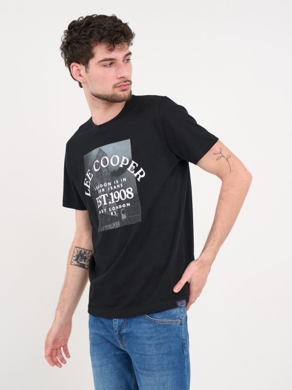 Lee Cooper - Tricou barbat cu maneca scurta si imprimeu - Img 6