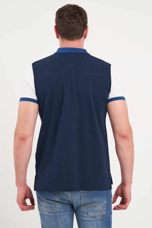 Lee Cooper - Tricou barbat polo cu detalii logo - Img 2