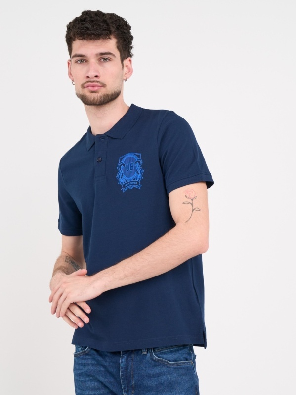 Lee Cooper - Tricou barbat polo cu imprimeu logo - Img 6