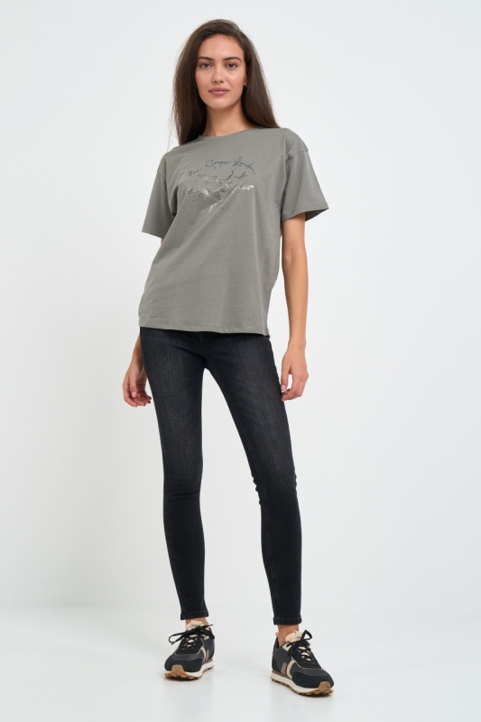 Lee Cooper - Tricou dama cu imprimeu logo - Img 6
