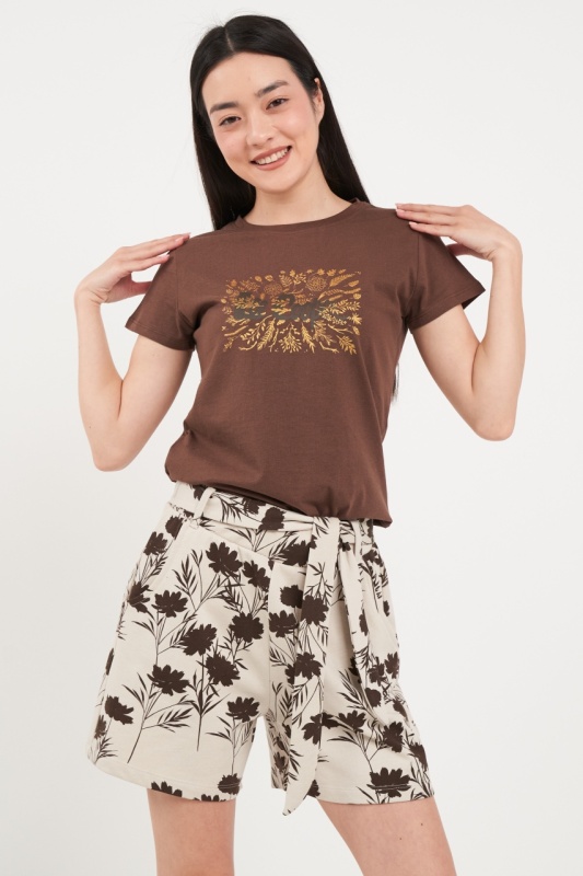 Lee Cooper - Tricou dama cu imprimeu logo - Img 4