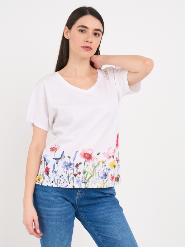 Lee Cooper - Tricou dama cu maneca scurta si detalii grafice - Img 5