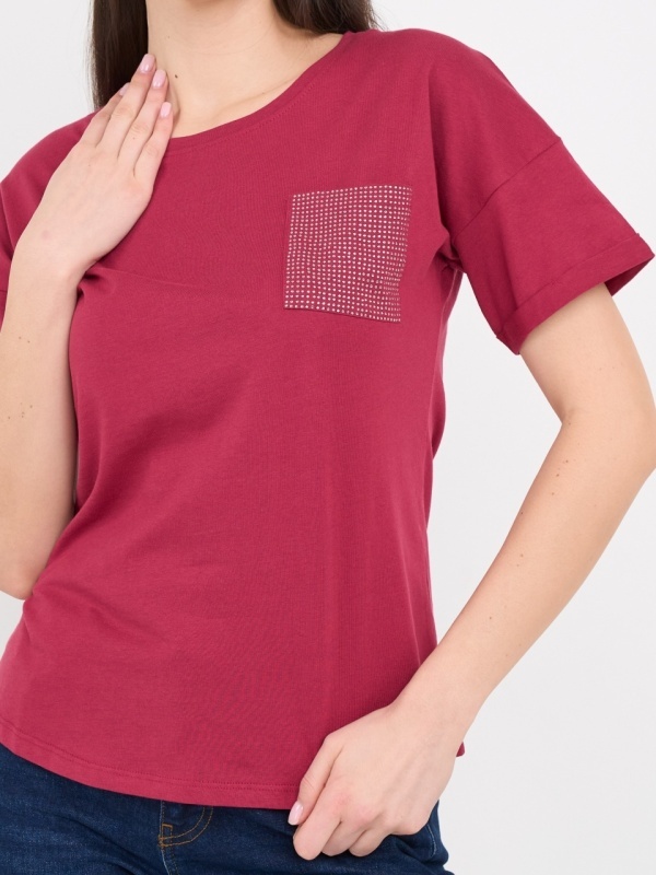 Lee Cooper - Tricou dama cu maneca scurta si detalii - Img 2