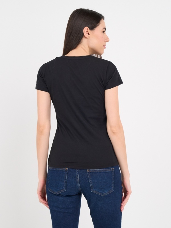 Lee Cooper - Tricou dama cu maneca scurta si detalii - Img 2