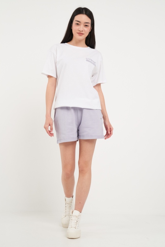 Lee Cooper - Tricou dama de culoare uniforma cu imprimeu text - Img 7