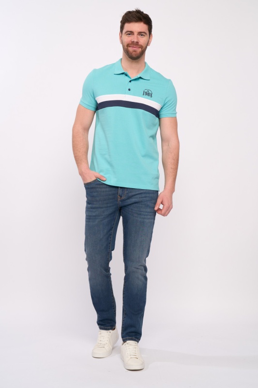 Lee Cooper - Tricou polo barbat maneca scurta cu logo - Img 7