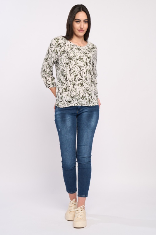 Timeout - Camasa cu maneca lunga dama cu model floral - Img 7