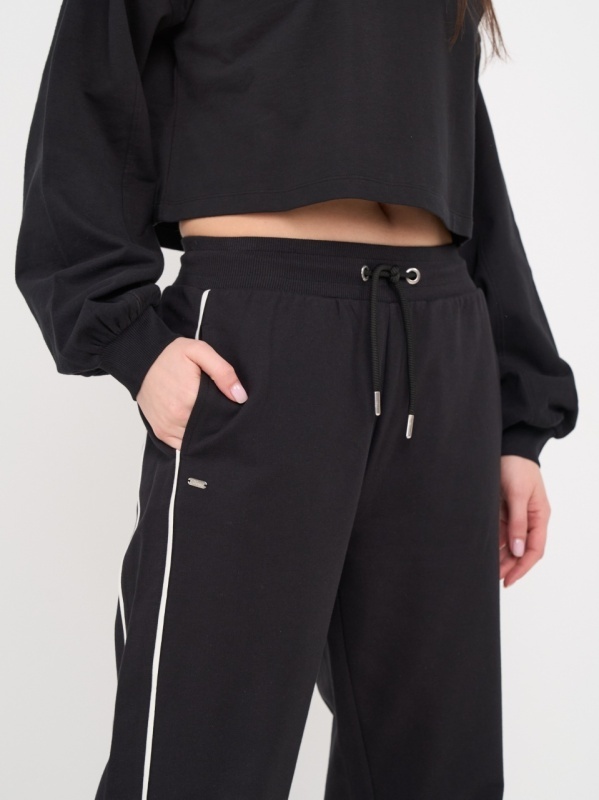 Timeout - Pantaloni sport dama cu buzunare si detalii - Img 3