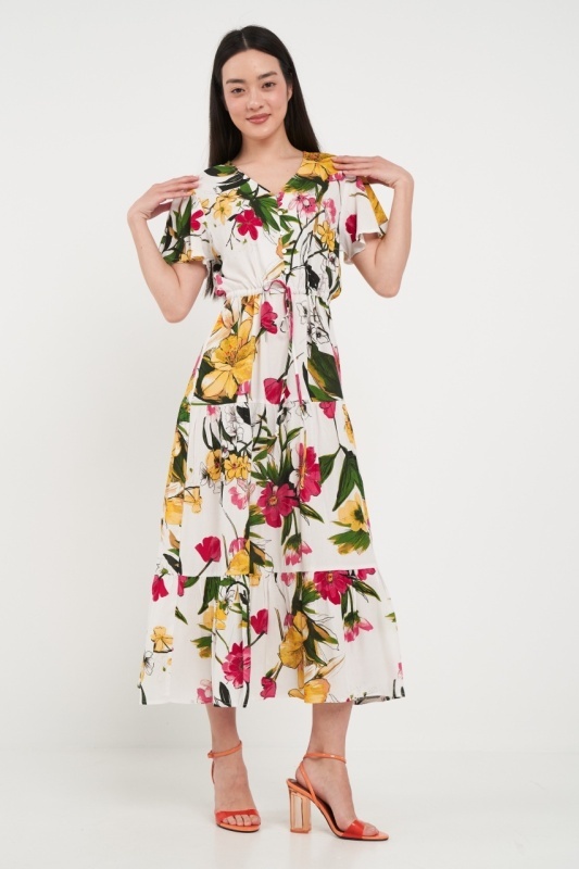 Timeout - Rochie dama cu imprimeu floral - Img 4