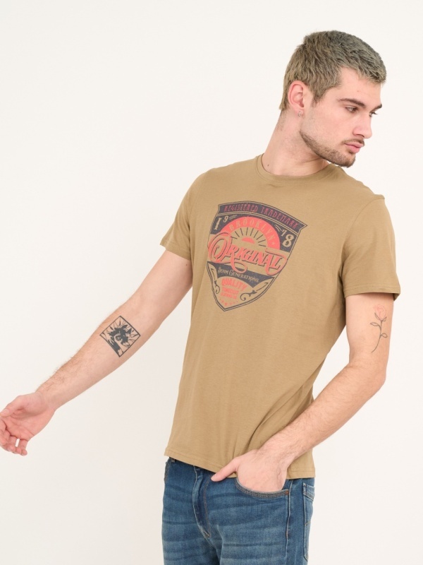 Timeout - Tricou barbat cu maneca scurta si detalii logo - Img 4