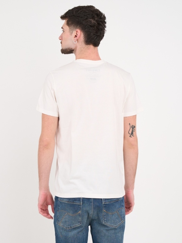 Timeout - Tricou barbat cu maneca scurta si imprimeu logo - Img 3
