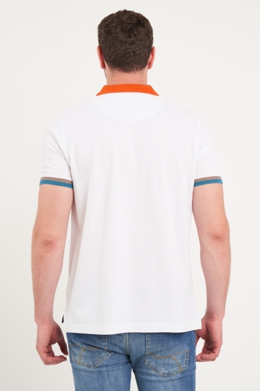 Timeout - Tricou barbat polo de culoare uniforma - Img 3