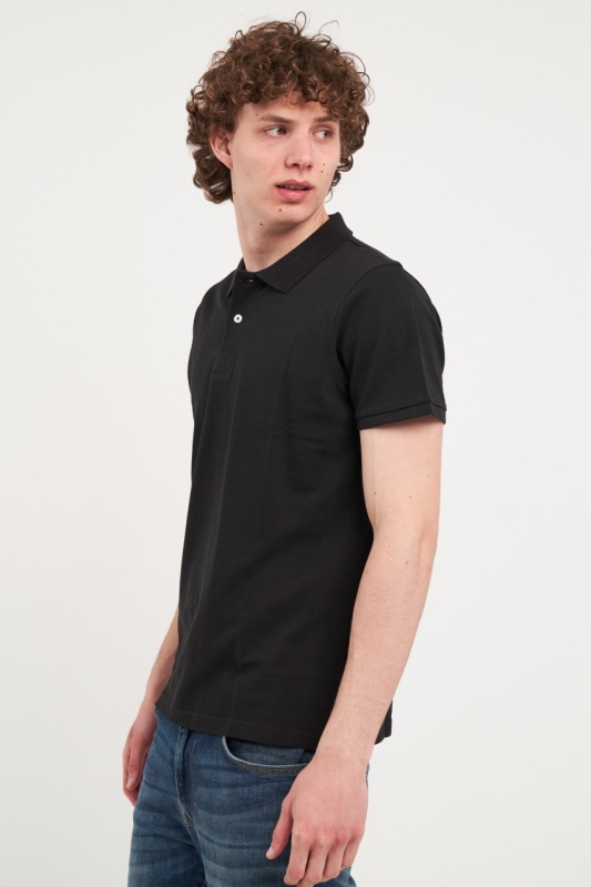 Timeout - Tricou barbat polo de culoare uniforma - Img 5