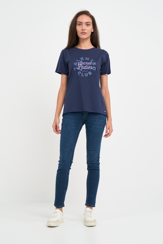 Timeout - Tricou dama cu logo si detalii grafice - Img 8