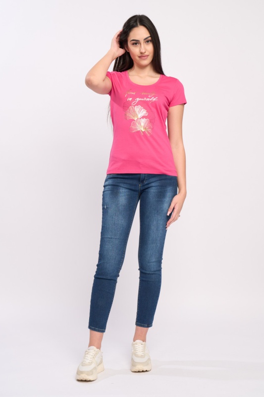 Timeout - Tricou dama maneca scurta cu mesaj imprimat - Img 6