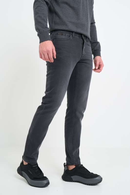 Kenvelo - Blugi barbati super slim cu aspect decolorat - Img 7