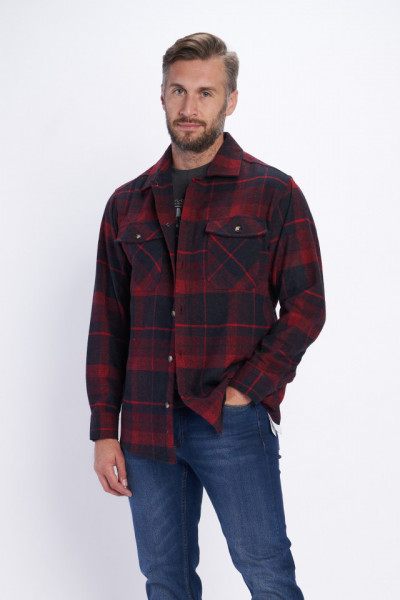 Kenvelo - Camasa barbat regular fit cu model in carouri