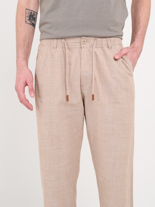 Kenvelo - Pantaloni lungi barbat de culoare uniforma - Img 3