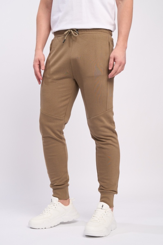 Kenvelo - Pantaloni sport barbat de culoare uniforma cu logo aplicat - Img 6