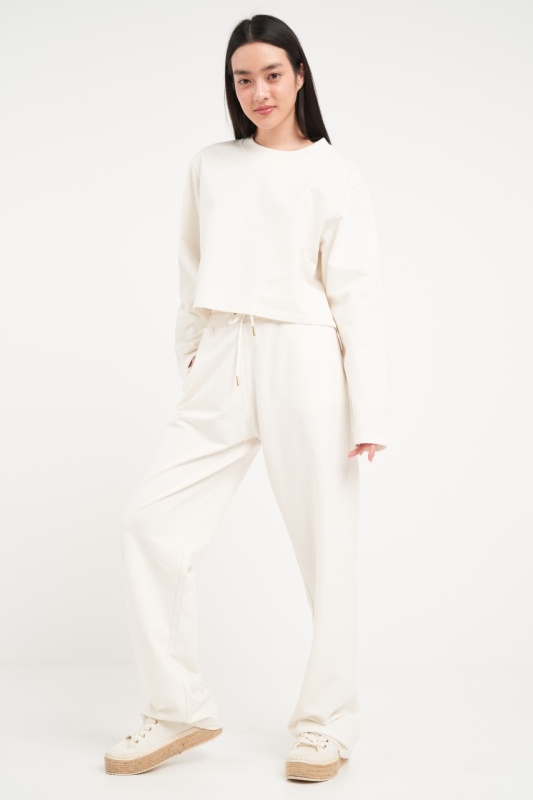 Kenvelo - Pantaloni sport dama de culoare uniforma - Img 7