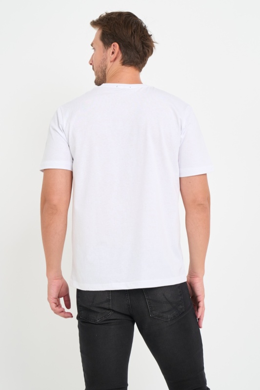 Kenvelo - Tricou barbat cu logo si detalii grafice - Img 3