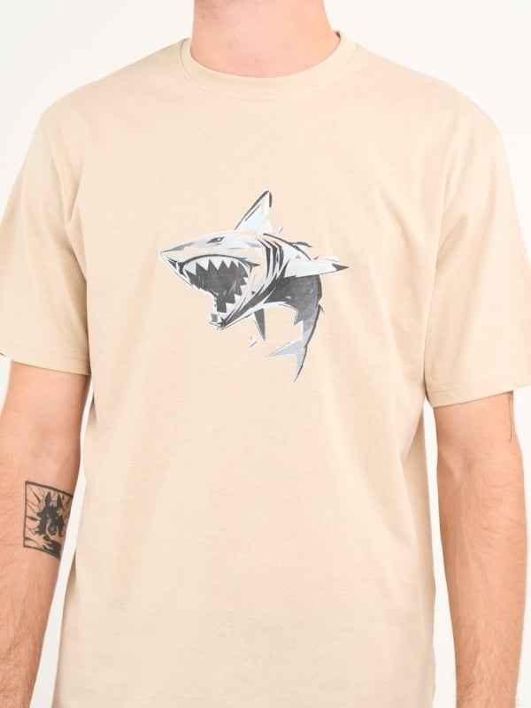 Kenvelo - Tricou barbat cu maneca scurta si imprimeu grafic text - Img 2